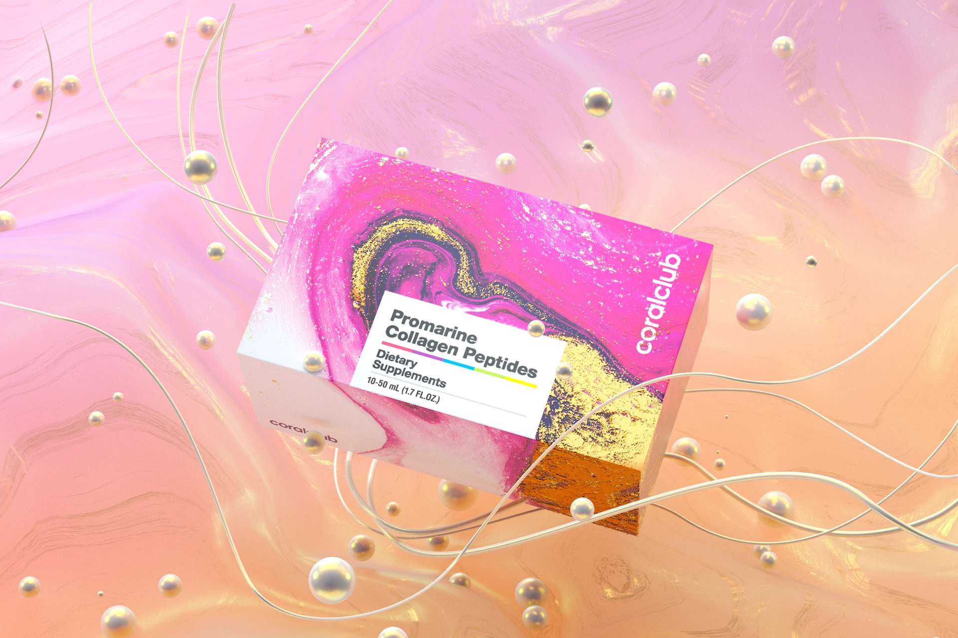 Promarine Collagen Peptides Hidrolize Kollajen, Vitamin B6, Vitamin C,  Biotin ve Ispanak Tozu İçeren Takviye Edici Gıda