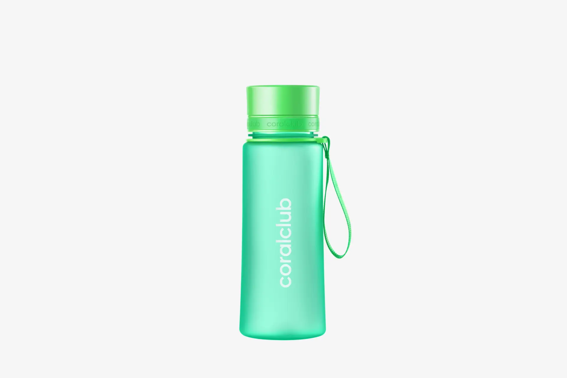 Coralclub plastik şişe, yeşil