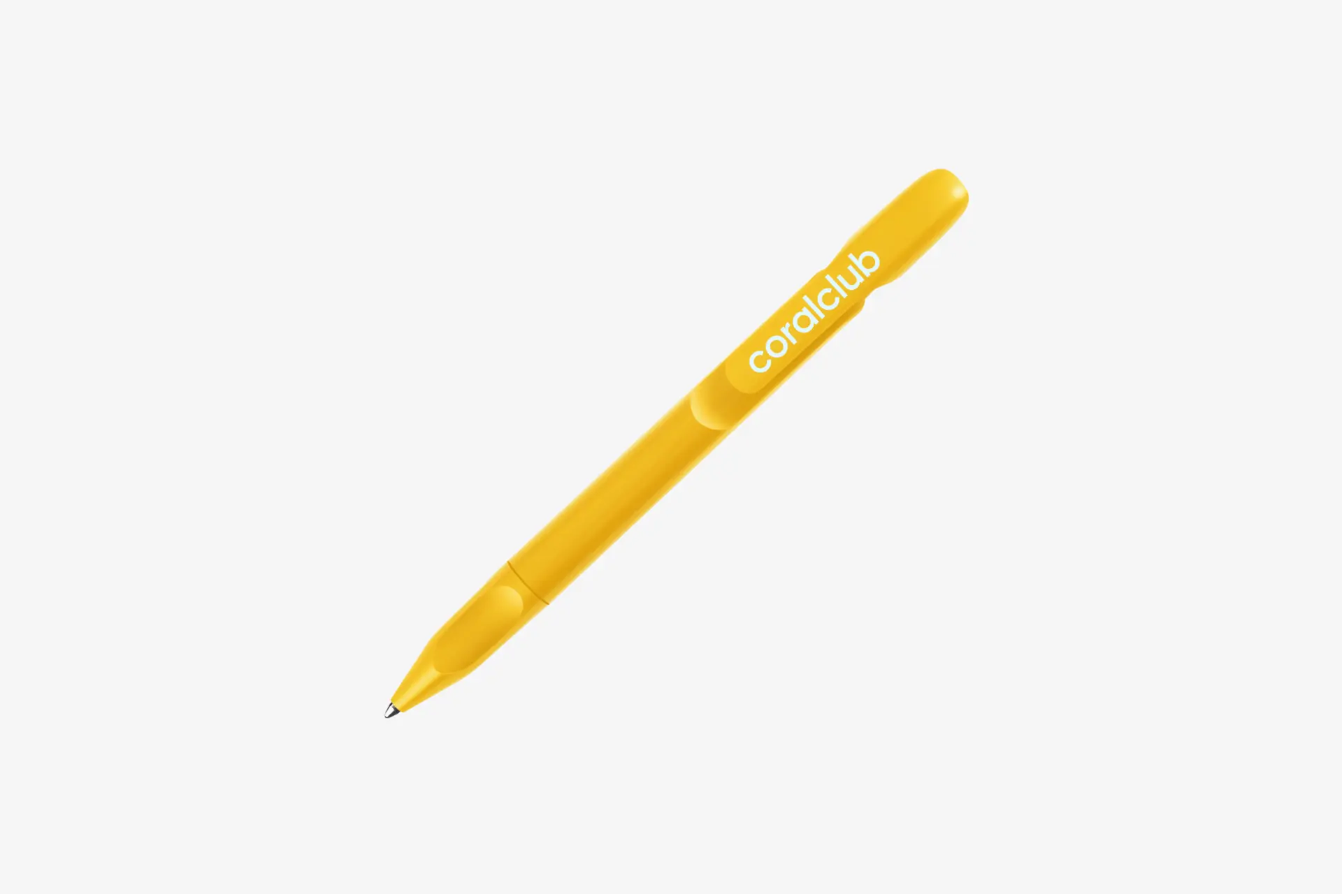 Recycled plastic pen coralclub