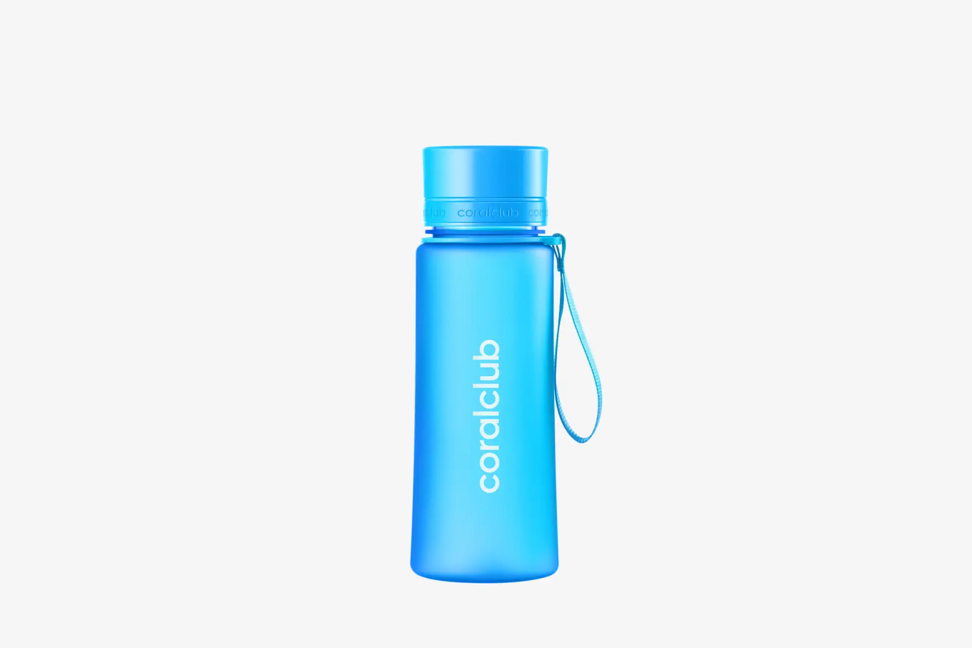 Coralclub plastik şişe, koyu mavi