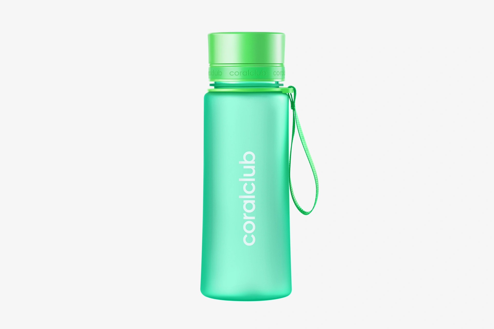 Coralclub plastik şişe, yeşil